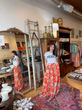 Load image into Gallery viewer, Remnants Maxi Skirt - Orange Floral
