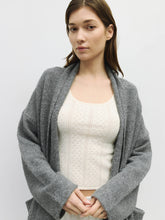 Load image into Gallery viewer, The Heidi Coat | Heavy Knit Coat: HEATHER GREY
