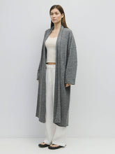 Load image into Gallery viewer, The Heidi Coat | Heavy Knit Coat: HEATHER GREY
