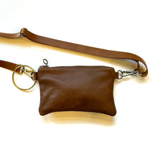 Load image into Gallery viewer, Bangle Clutch with leather strap
