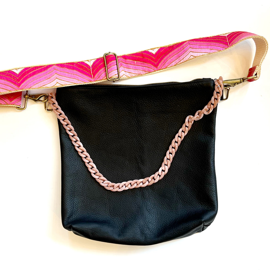 Indi Shoulder Bag - Limited Editon with chain strap and Trim Crossbody Strap