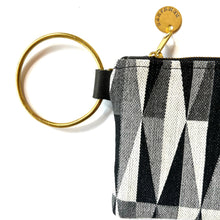 Load image into Gallery viewer, Bangle Clutch - Black Geometric
